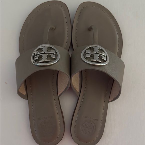 Tory Burch Women's Taupe Sandals - Picture 3 of 5
